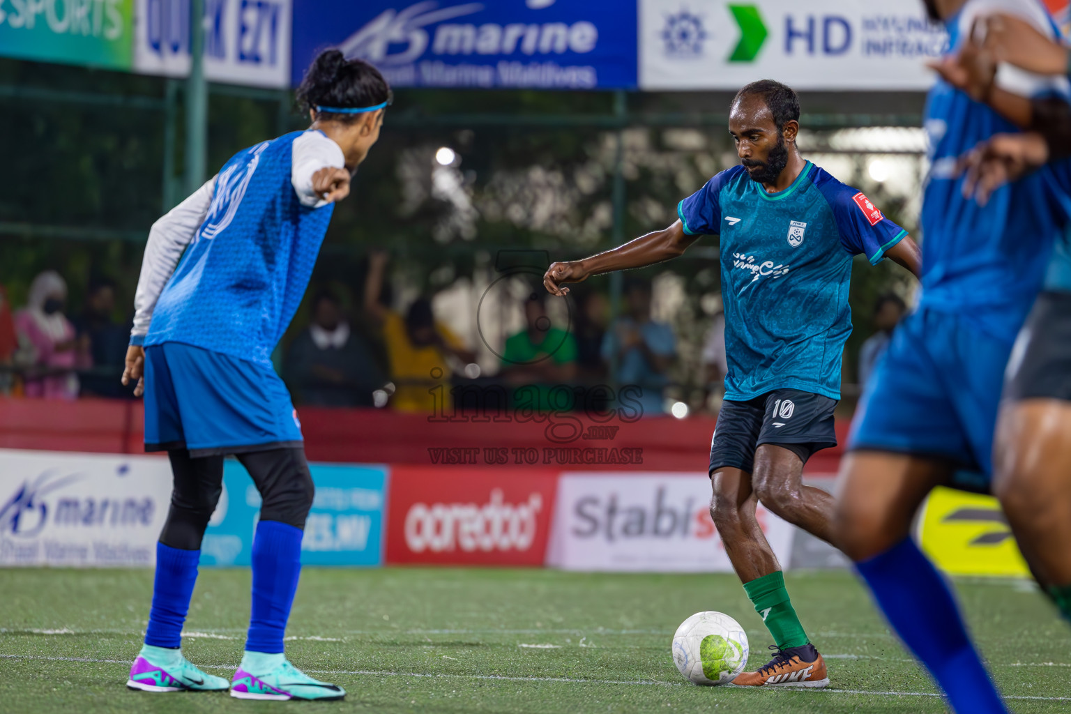 M Mulak vs F Bilehdhoo on Day 36 of Golden Futsal Challenge 2024 was held on Wednesday, 21st February 2024, in Hulhumale', Maldives
Photos: Ismail Thoriq, / images.mv