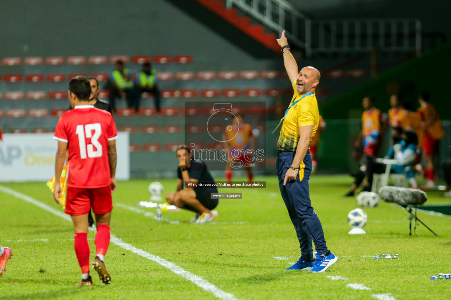 Nepal vs Sri Lanka in SAFF Championship 2021 held on 4th October 2021 in Galolhu National Stadium, Male', Maldives