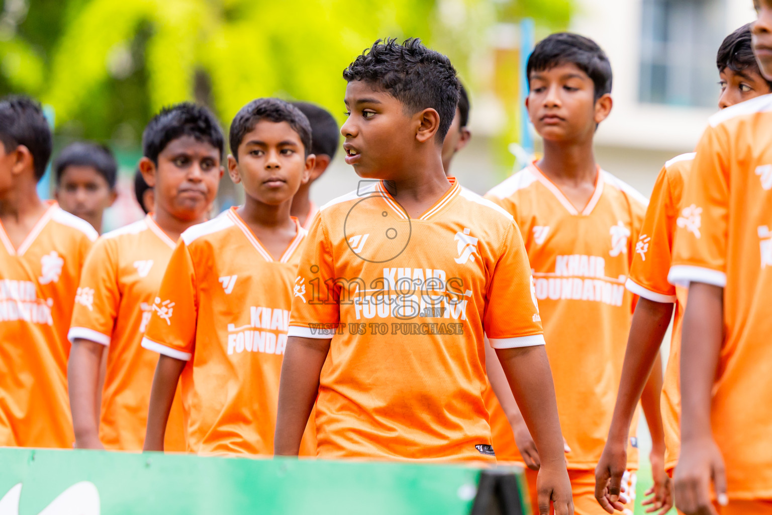 Day 1 of MILO Academy Championship 2025 (U-12) was held at Henveiru Stadium in Male', Maldives on Thursday, 1st May 2025. Photos: Nausham Waheed / images.mv