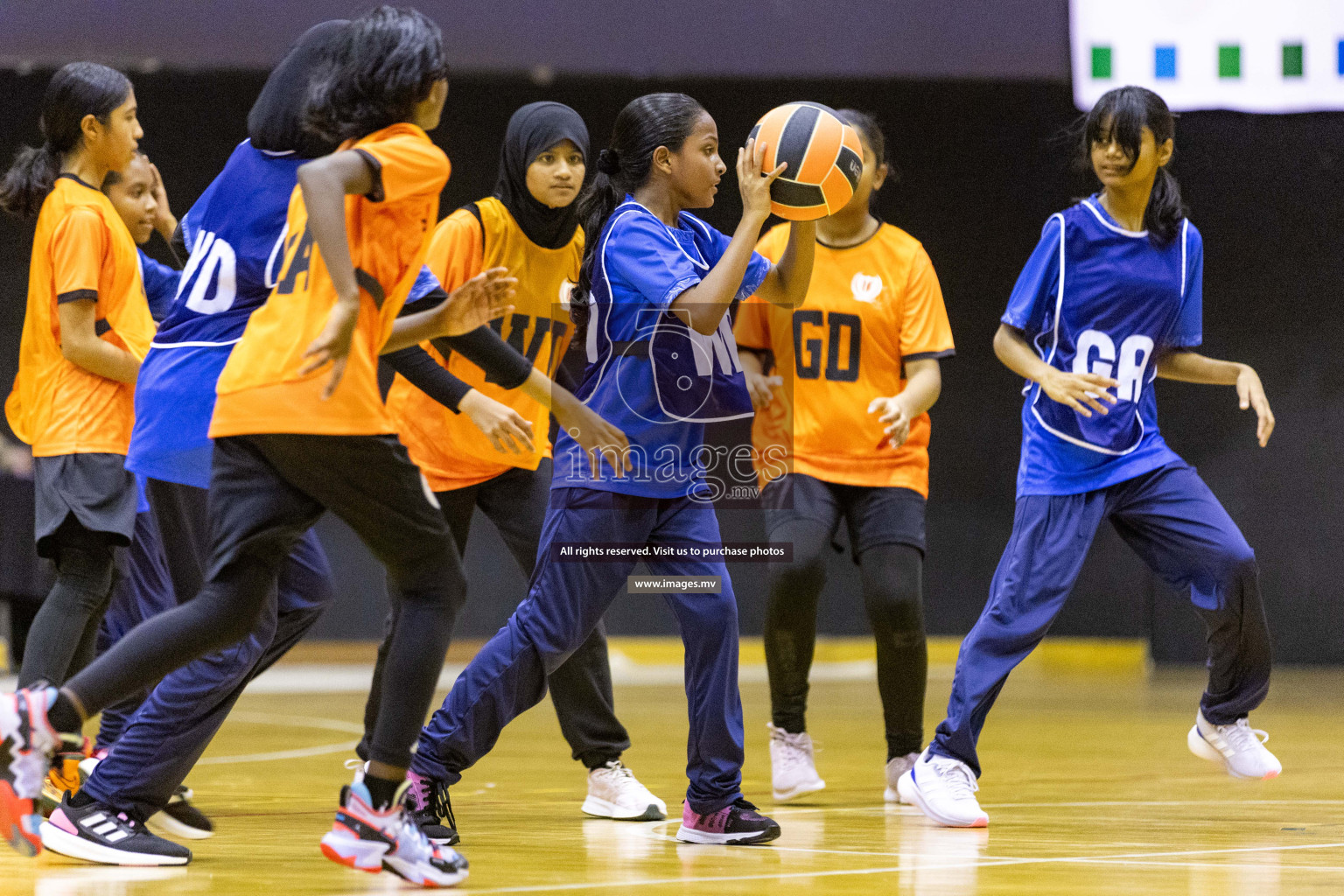 24th Interschool Netball Tournament 2023 was held in Social Center, Male', Maldives on 27th October 2023. Photos: Nausham Waheed / images.mv