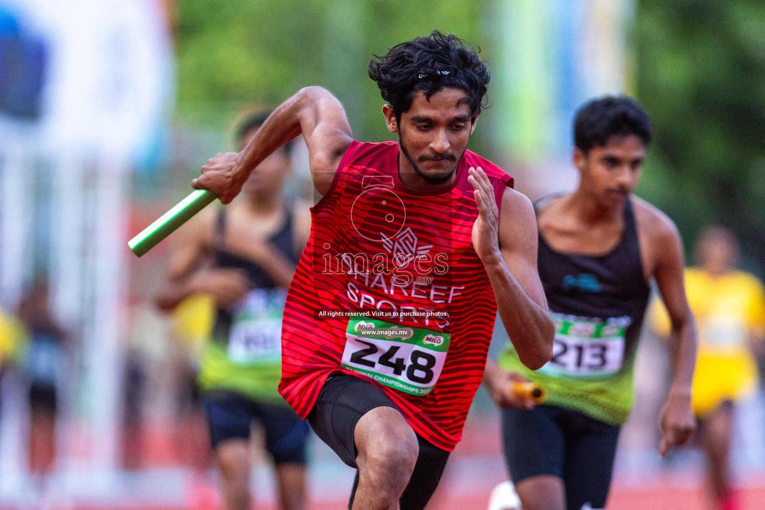 Day 2 of National Athletics Championship 2023 was held in Ekuveni Track at Male', Maldives on Friday, 24th November 2023. Photos: Nausham Waheed / images.mv