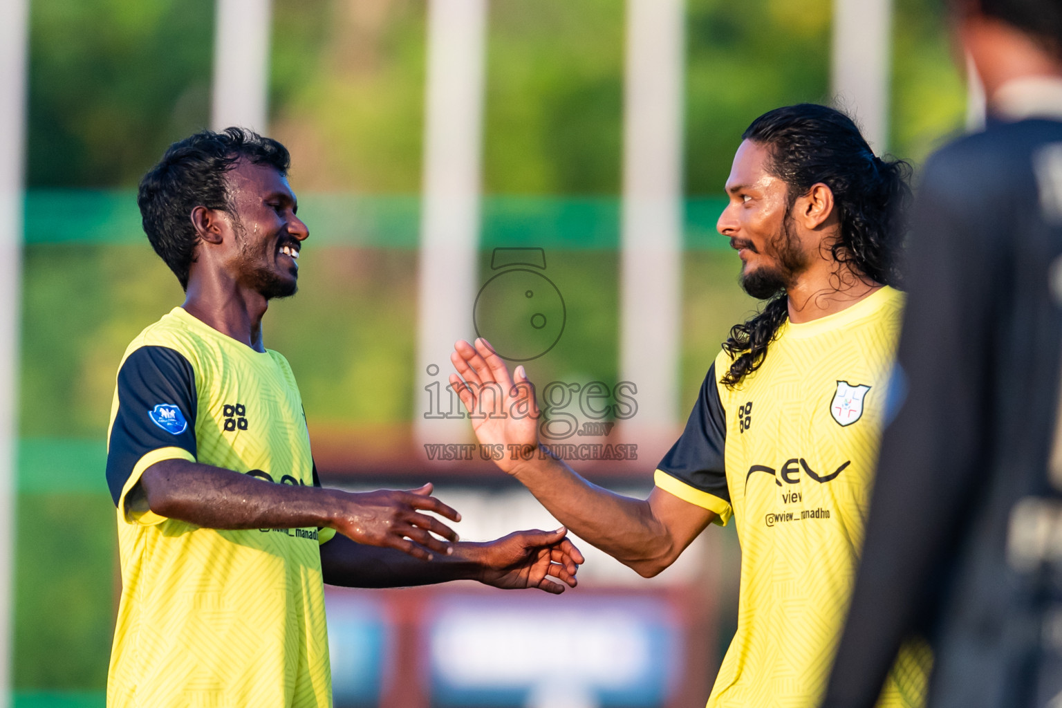 Kanmathi Juniors vs JT Sports from Manadhoo Council Cup 2024 in N Manadhoo Maldives on Wednesday, 21st February 2023. Photos: Nausham Waheed / images.mv