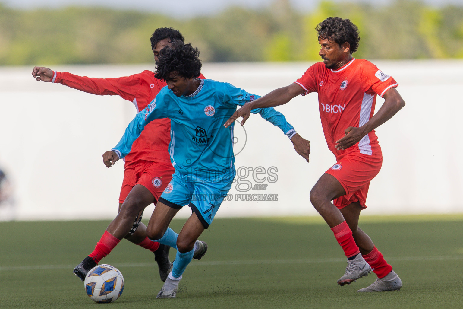 Semi Finals Match 01 Irumathi FC VS CC Sports Club in Day 7 of Eydhafushi Cup 2025 held in Eydhafushi Football Stadium at B. Eydhafushi, Maldives on Friday, 12th September 2025. Photos: Arif Rasheed / images.mv