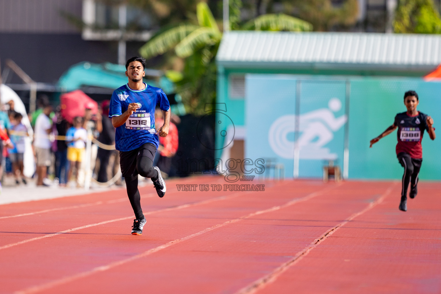 Day 3 of MWSC Interschool Athletics Championships 2024 held in Hulhumale Running Track, Hulhumale, Maldives on Monday, 11th November 2024. 
Photos by: Hassan Simah / Images.mv