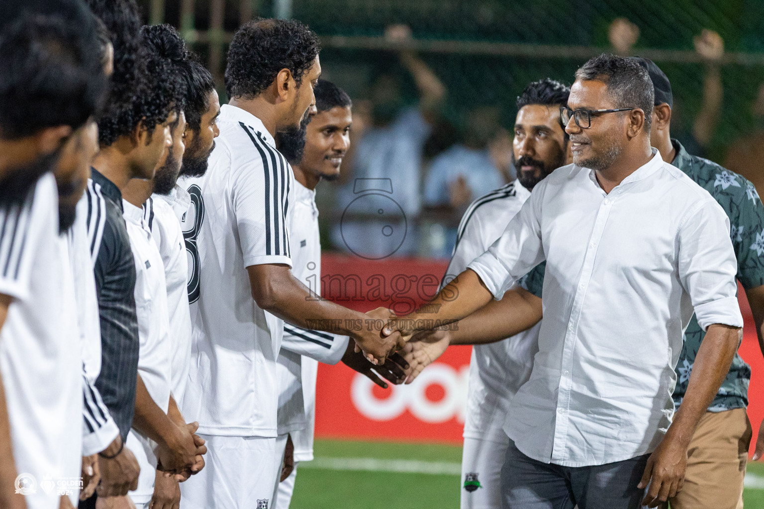 GA Gemanafushi vs GA Dhaandhoo in Day 1 of Golden Futsal Challenge 2024 was held on Monday, 15th January 2024, in Hulhumale', Maldives Photos: Ismail Thoriq / images.mv