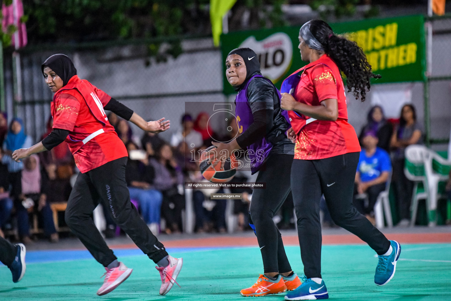 Final of Inter-School Parents Netball Tournament was held in Male', Maldives on 4th December 2022. Photos: Nausham Waheed / images.mv