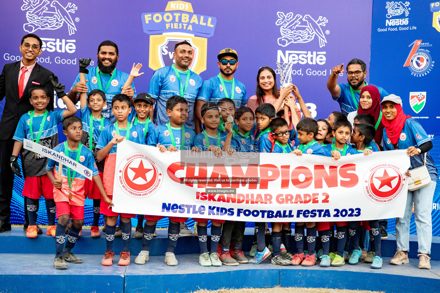 Finals & Closing Ceremony of Nestlé Kids Football Fiesta 2023 held in Male', Maldives on 25 February 2023