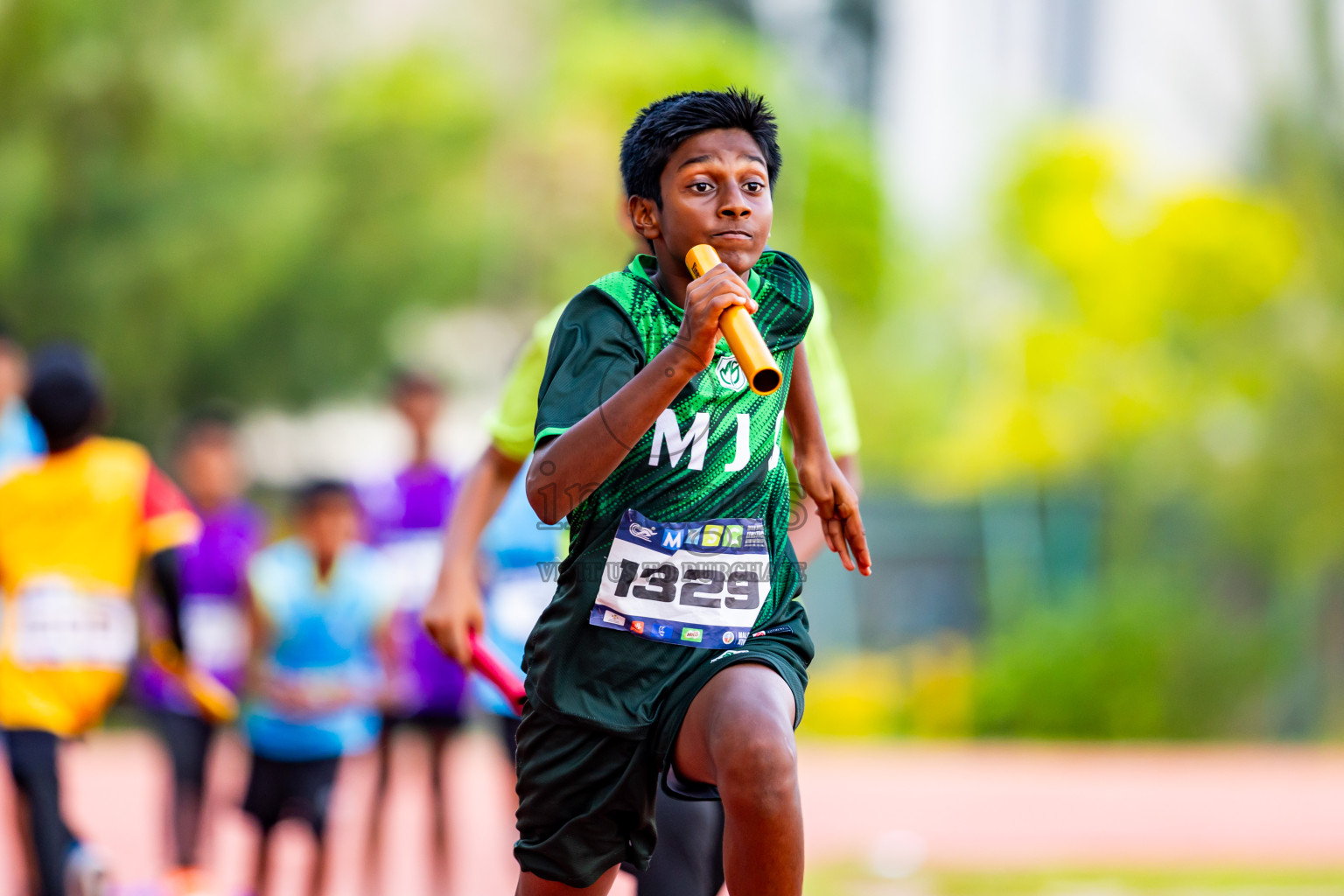 Day 5 of MWSC Interschool Athletics Championships 2024 held in Hulhumale Running Track, Hulhumale, Maldives on Wednesday, 13th November 2024. Photos by: Nausham Waheed / Images.mv