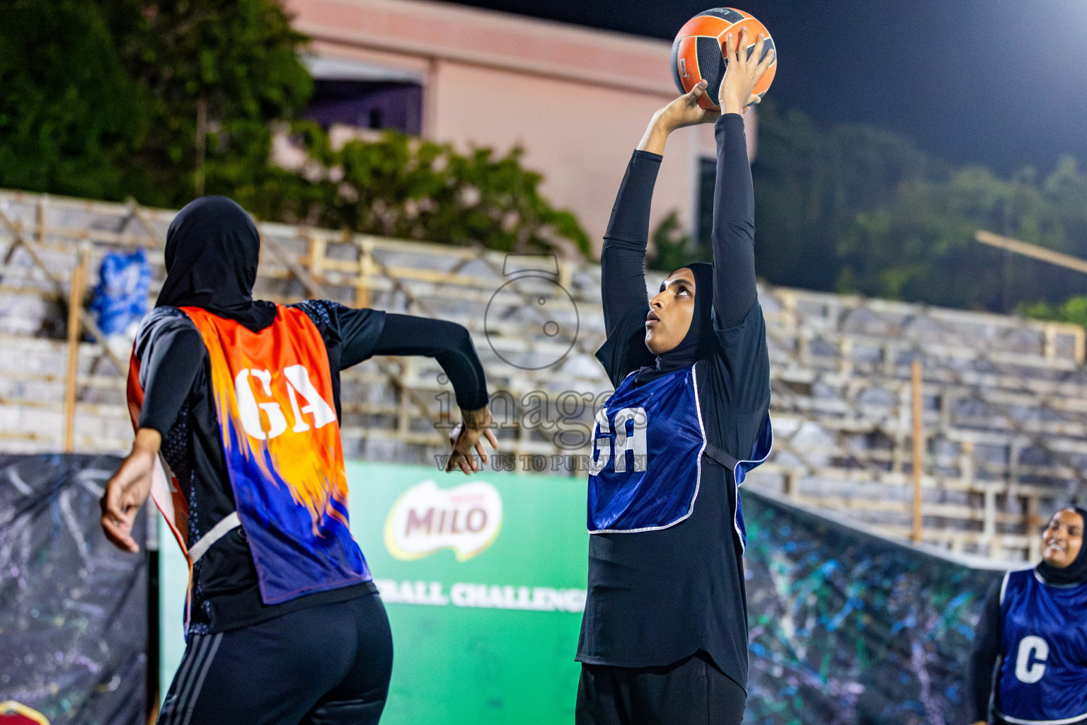 Final of MILO 3x3 Netball Challenge 2024 was held in Ekuveni Netball Court at Male', Maldives on Thursday, 20th March 2024. Photos: Nausham Waheed / images.mv