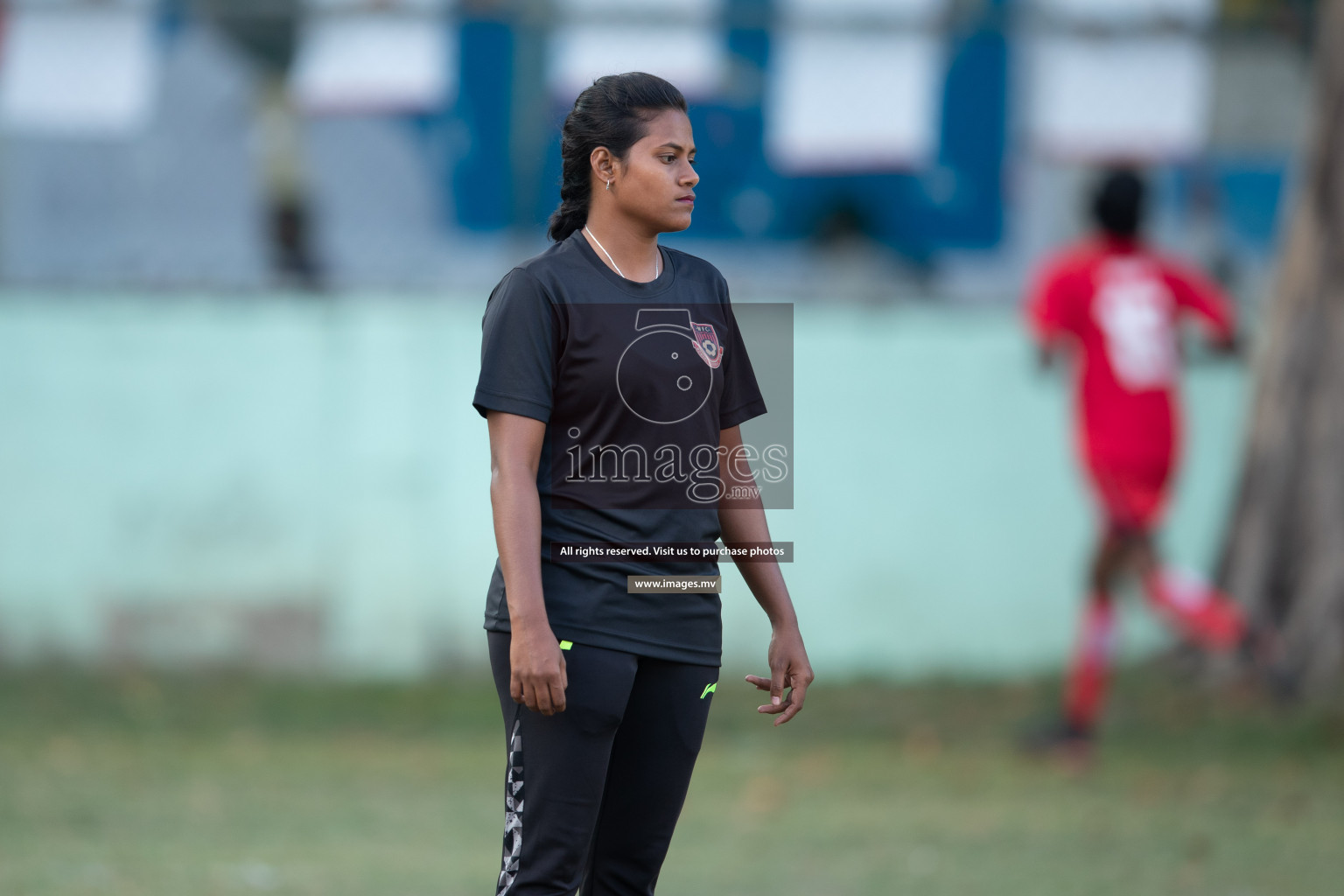 Friendly Match between Women Football's Academy vs Elizabeth Moir School held in Henveiru Stadium, Male' on 31st March 2019. (Photos: Hassan Simah / images.mv)