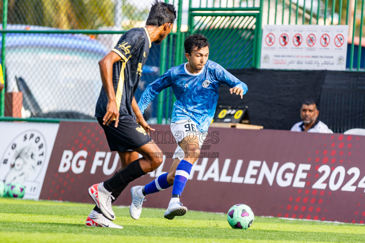 RDL vs Holiday SC in Day 4 of BG Futsal Challenge 2024 was held on Friday, 15th March 2024, in Male', Maldives Photos: Nausham Waheed / images.mv