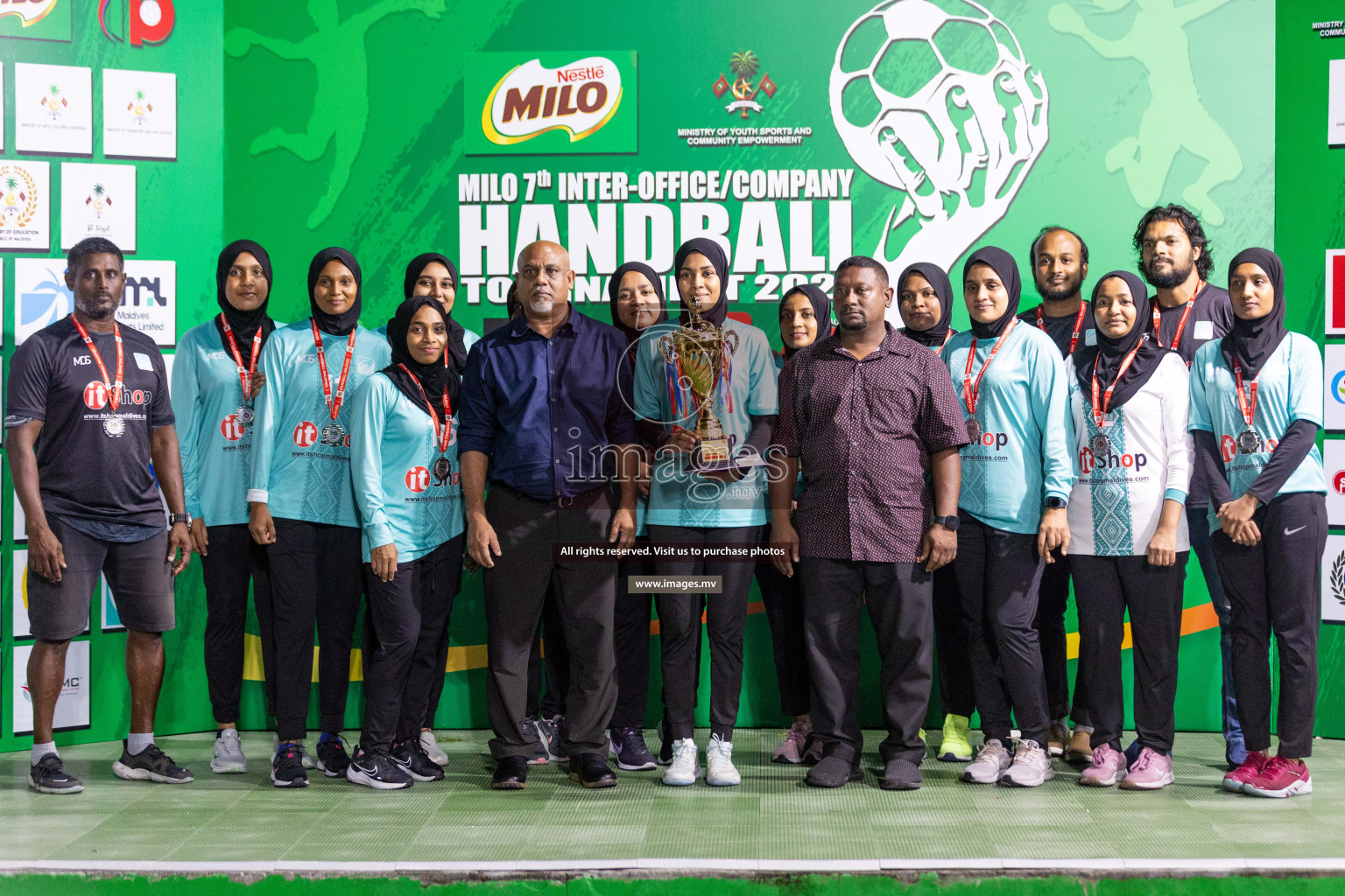 1st Division Final of 7th Inter-Office/Company Handball Tournament 2023, held in Handball ground, Male', Maldives on Monday, 24th October 2023 Photos: Nausham Waheed/ Images.mv