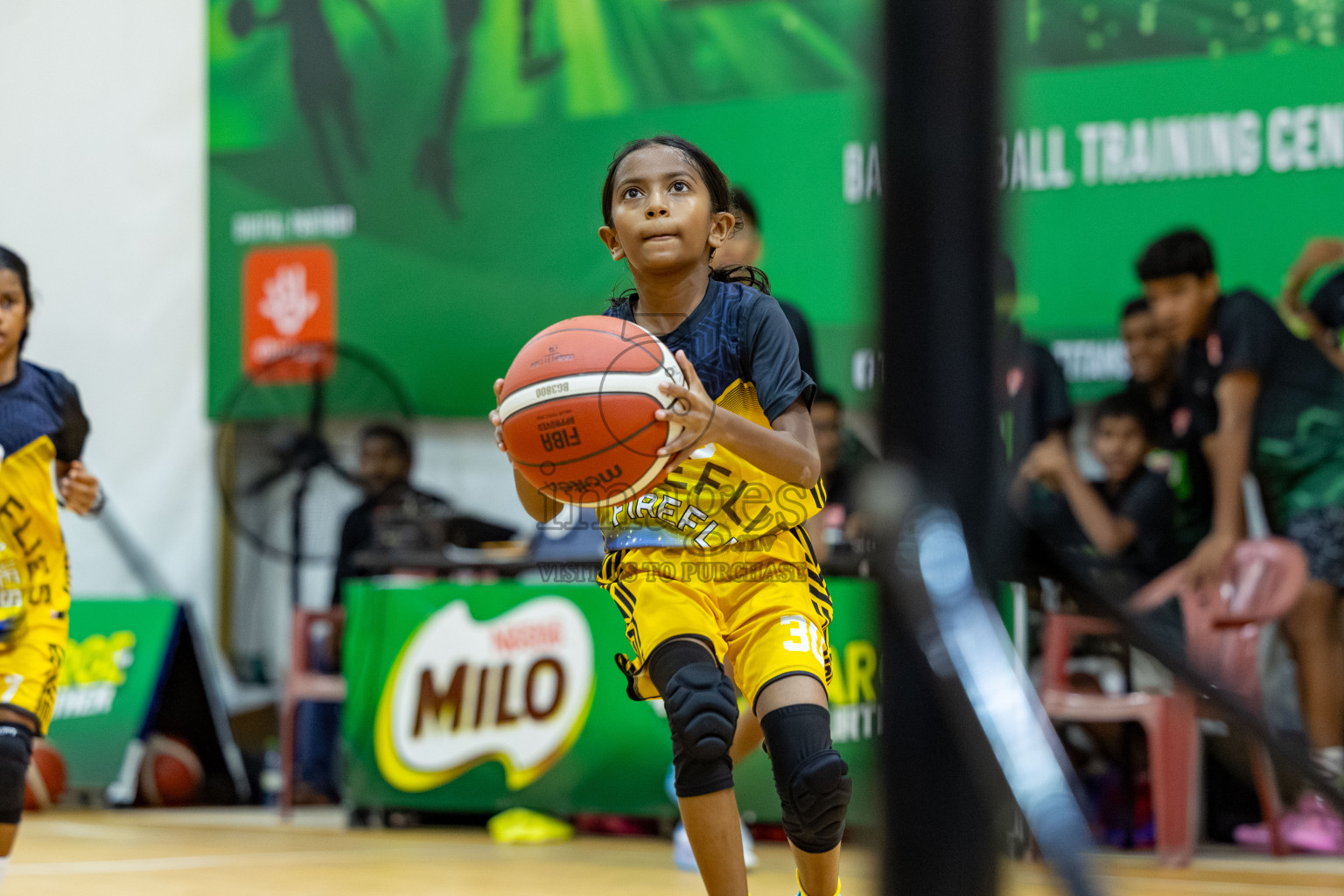 Milo 5 x 5 Junior Challenge 2025 - Basketball tournament held in Basketball Training Center, Male', Maldives on Thursday, 09th October 2025. 
Photo by: Hassan Simah / Images.mv