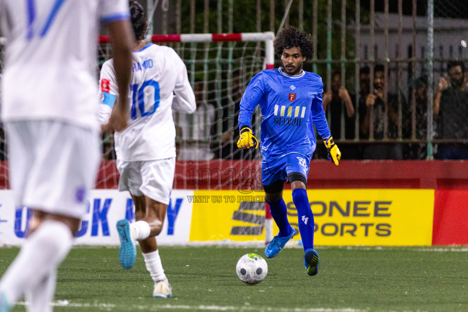 HA Filladhoo vs HA Ihavandhoo in Day 5 of Golden Futsal Challenge 2024 was held on Friday, 19th January 2024, in Hulhumale', Maldives
Photos: Ismail Thoriq / images.mv