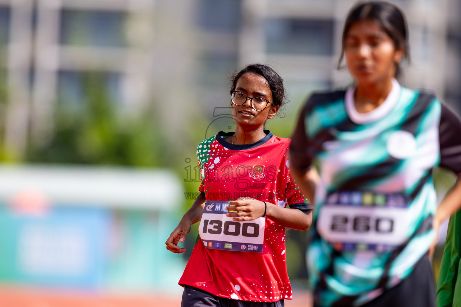 Day 3 of MWSC Interschool Athletics Championships 2024 held in Hulhumale Running Track, Hulhumale, Maldives on Monday, 11th November 2024. 
Photos by: Hassan Simah / Images.mv