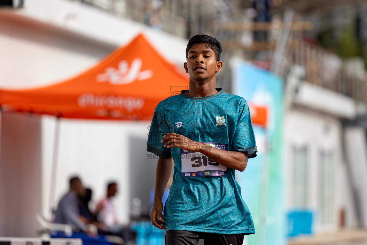 Day 2 of MWSC Interschool Athletics Championships 2024 held in Hulhumale Running Track, Hulhumale, Maldives on Sunday, 10th November 2024. 
Photos by:  Hassan Simah / Images.mv