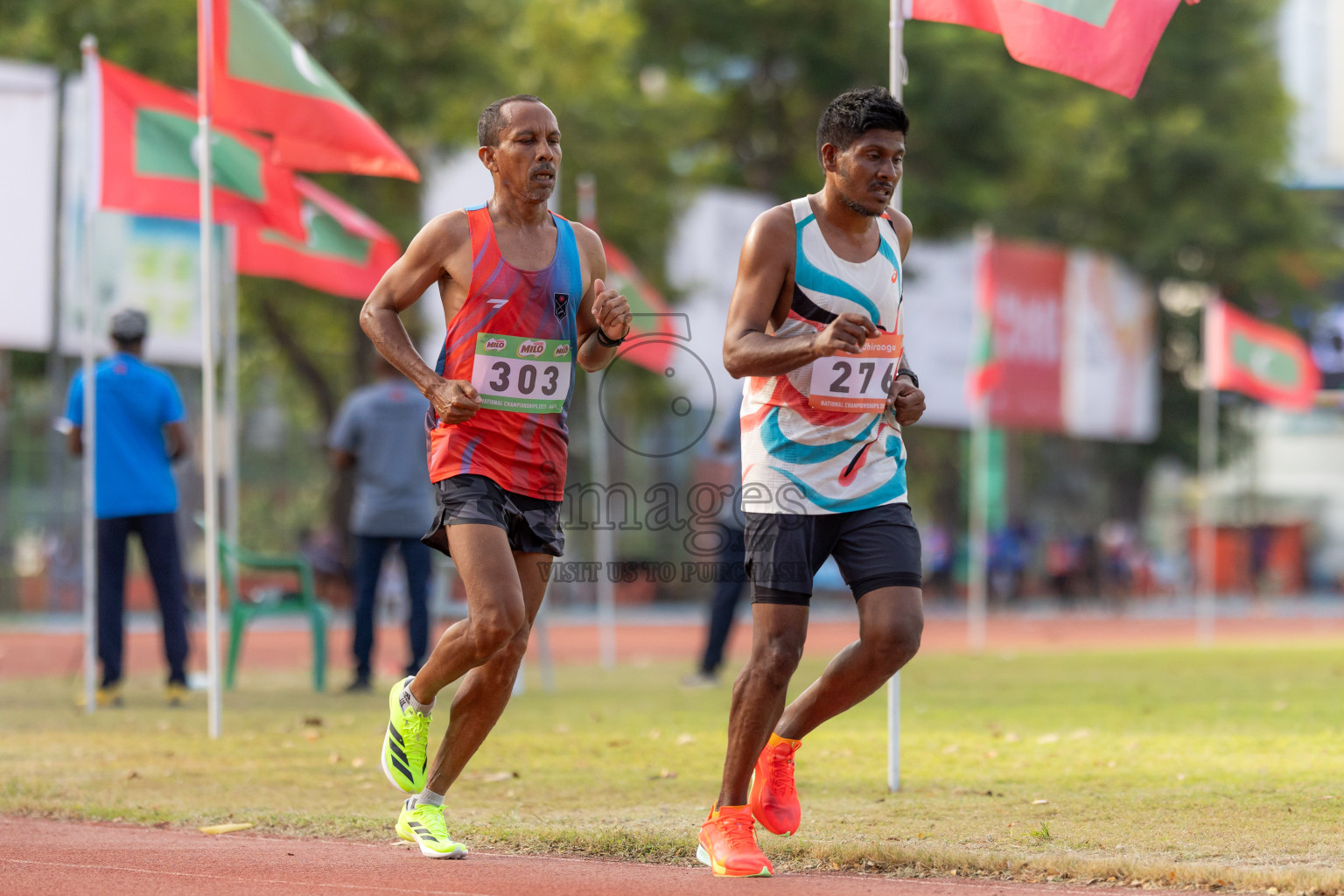 Day 1 of National Athletics Championship 2025 was held at Ekuveni Running Ground in Male', Maldives on Thursday, 14th August 2025. Photos: Hasni / images.mv