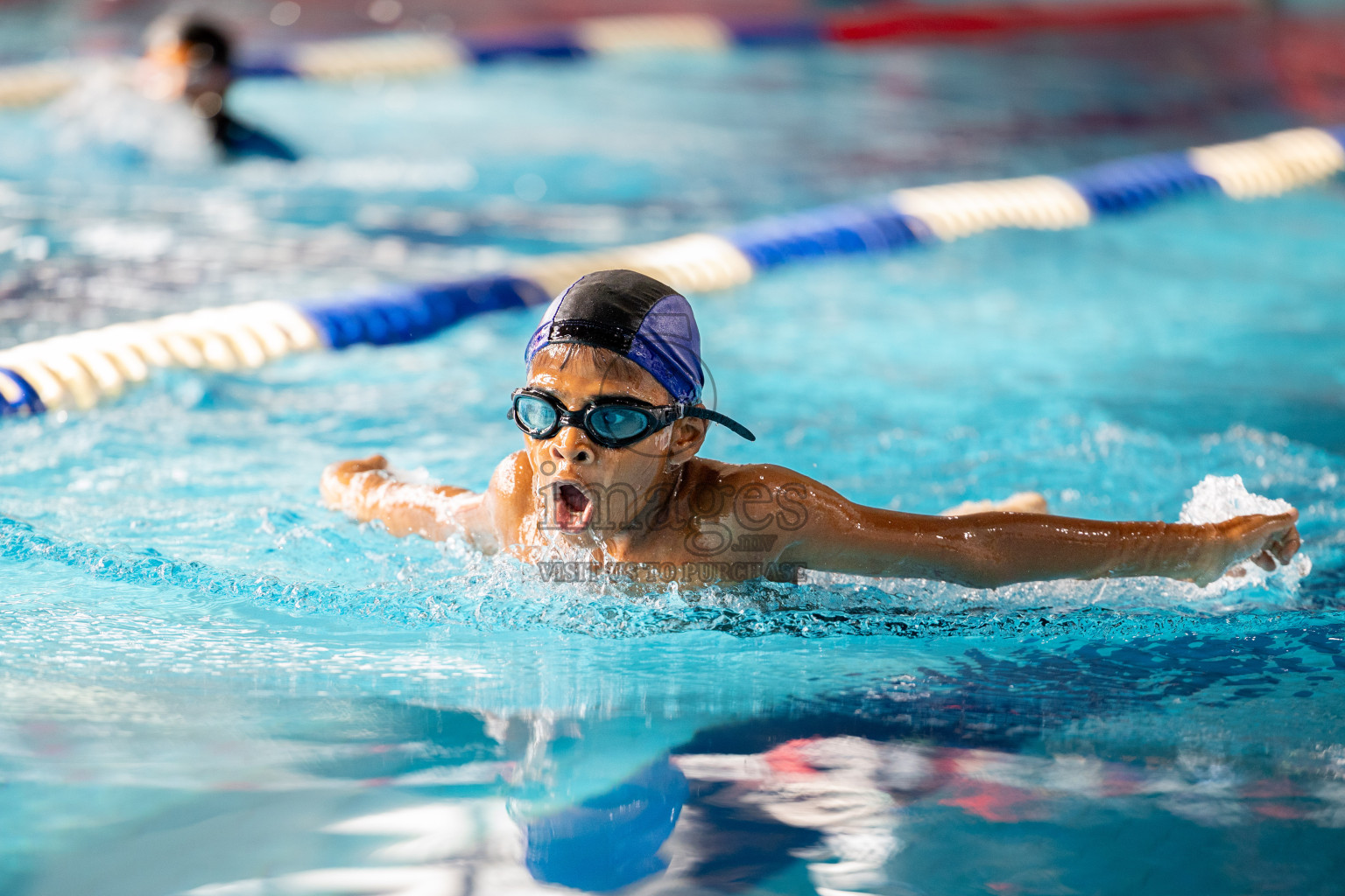 Day 1 of 20th Inter-school Swimming Competition 2024 held in Hulhumale', Maldives on Saturday, 12th October 2024. Photos: Ismail Thoriq / images.mv