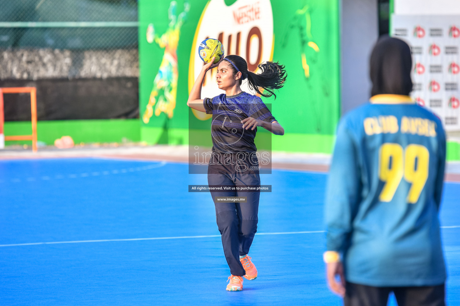 Day 6 of Milo 6th Inter Office Handball Tournament 2022 - Photos by Nausham Waheed