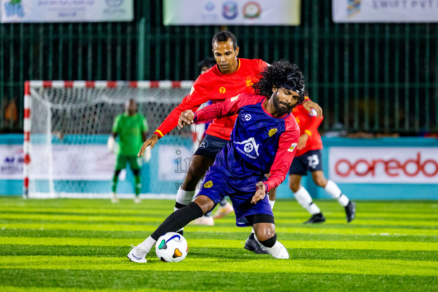 Fools SC vs Kovigoani in Day 1 of Laamehi Dhiggaru Ekuveri Futsal Challenge 2024 was held on Friday, 26th July 2024, at Dhiggaru Futsal Ground, Dhiggaru, Maldives Photos: Nausham Waheed / images.mv