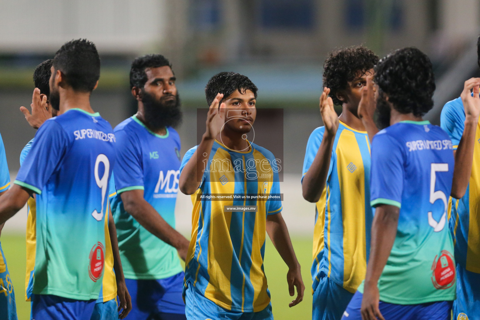 President's Cup 2023 - Club Valencia vs Super United Sports, held in National Football Stadium, Male', Maldives  Photos: Mohamed Mahfooz Moosa/ Images.mv