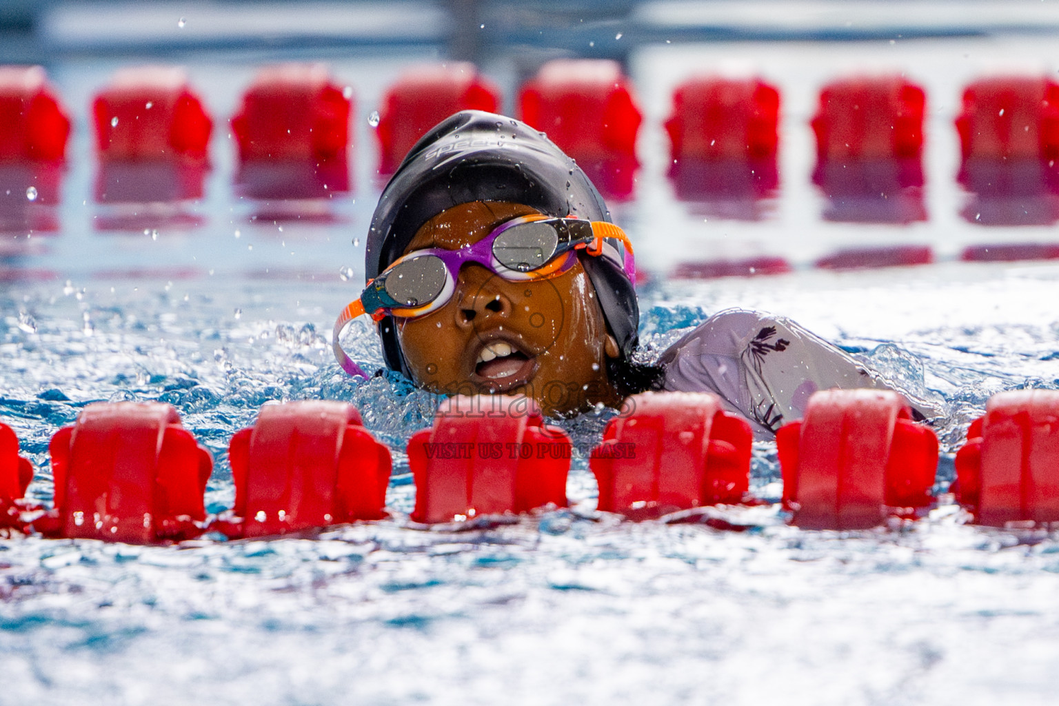 Day 1 of BML 5th National Swimming Kids Festival 2024 held in Hulhumale', Maldives on Monday, 18th November 2024. Photos: Nausham Waheed / images.mv