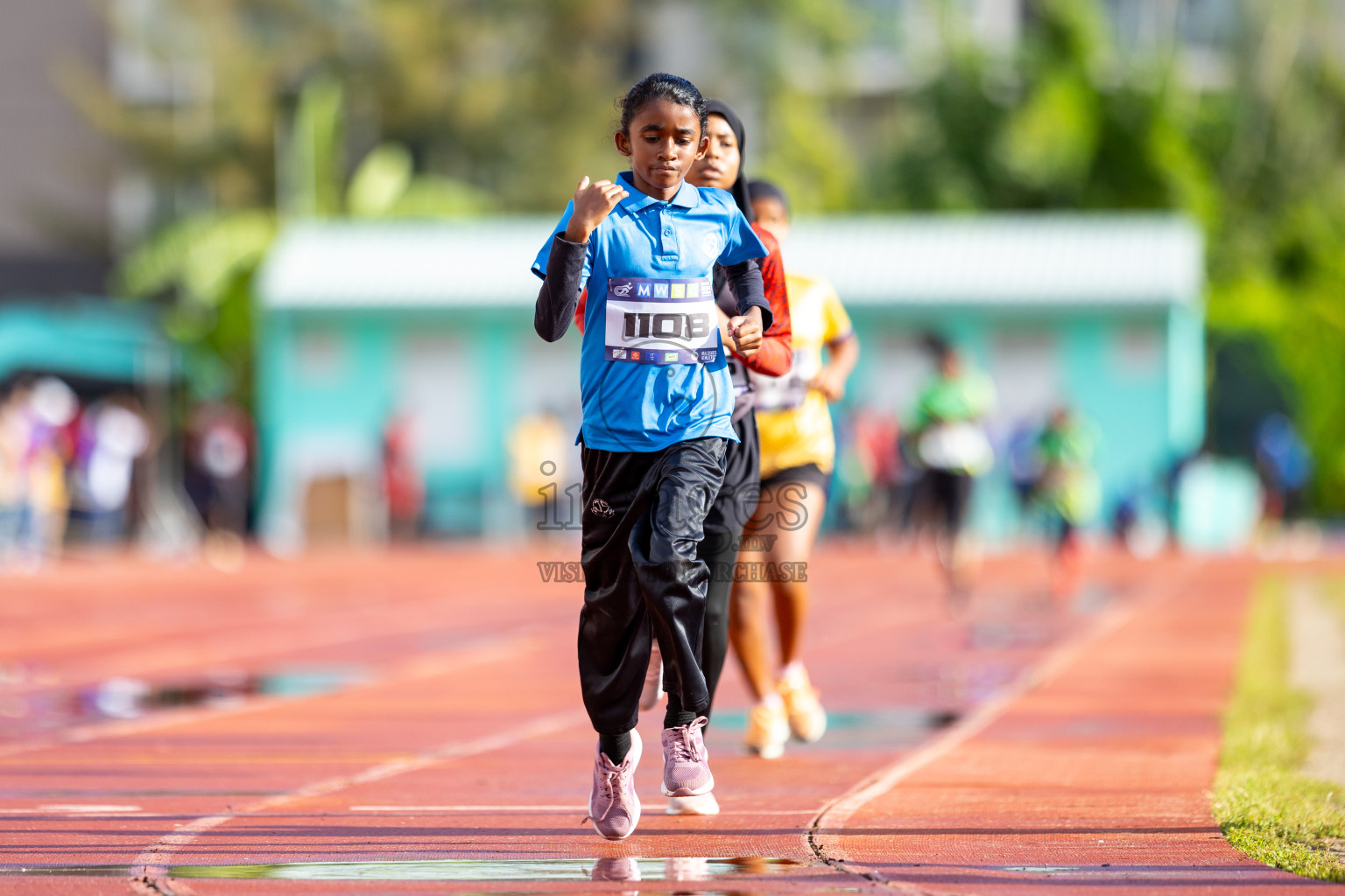 Day 1 of MWSC Interschool Athletics Championships 2024 held in Hulhumale Running Track, Hulhumale, Maldives on Saturday, 9th November 2024. 
Photos by: Ismail Thoriq / images.mv