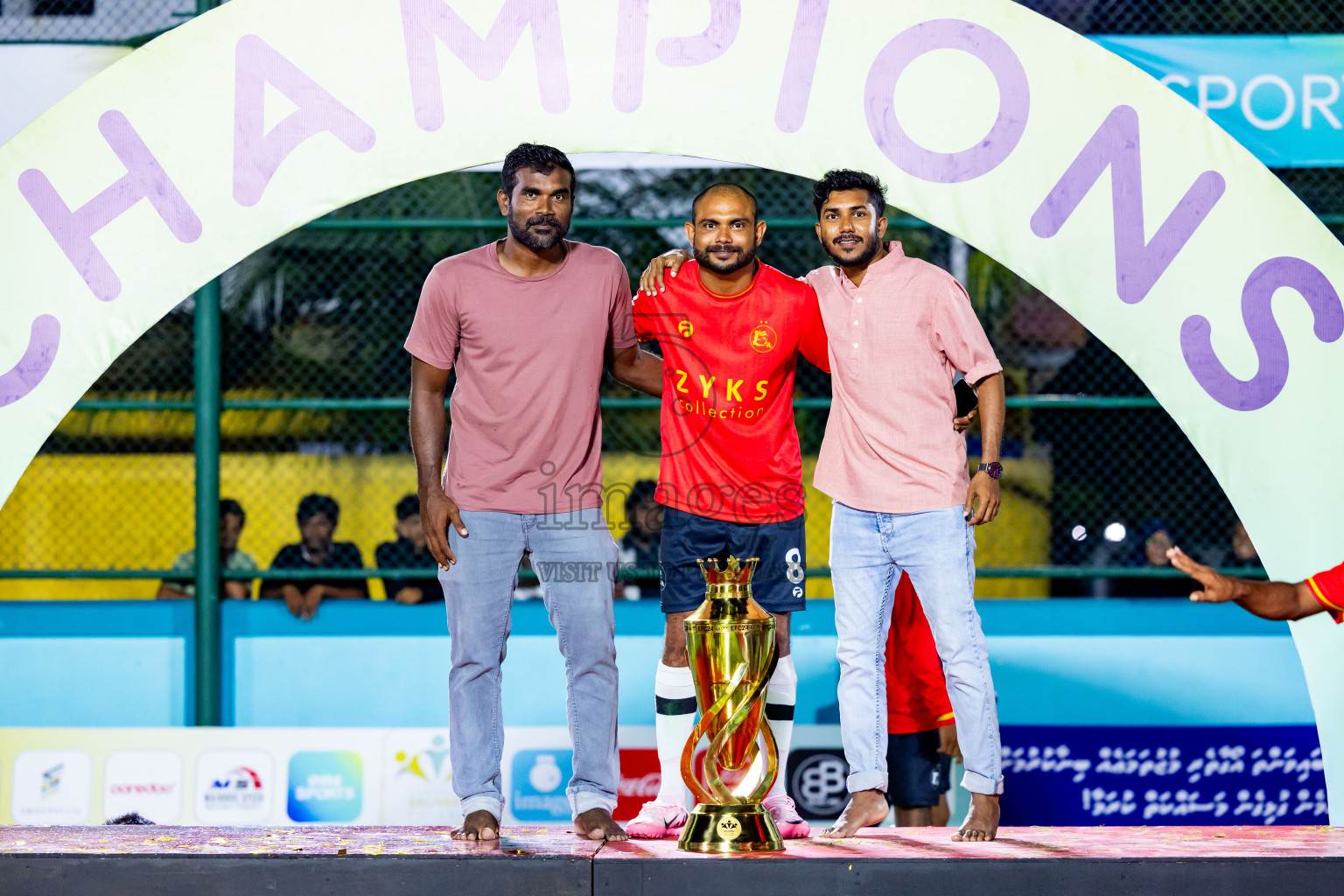 Dee Ess Kay vs Kovigoani in Final of Laamehi Dhiggaru Ekuveri Futsal Challenge 2024 was held on Wednesday, 31st July 2024, at Dhiggaru Futsal Ground, Dhiggaru, Maldives Photos: Nausham Waheed / images.mv