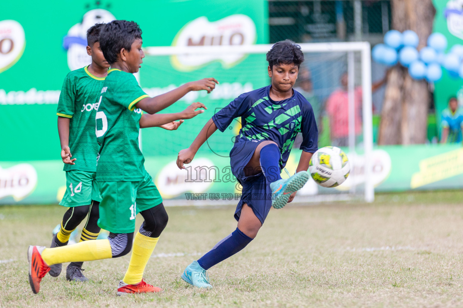 Final Day  of MILO Academy Championship 2024 - U12 was held at Henveiru Grounds in Male', Maldives on Thursday, 7th July 2024. Photos: Shuu Abdul Sattar / images.mv