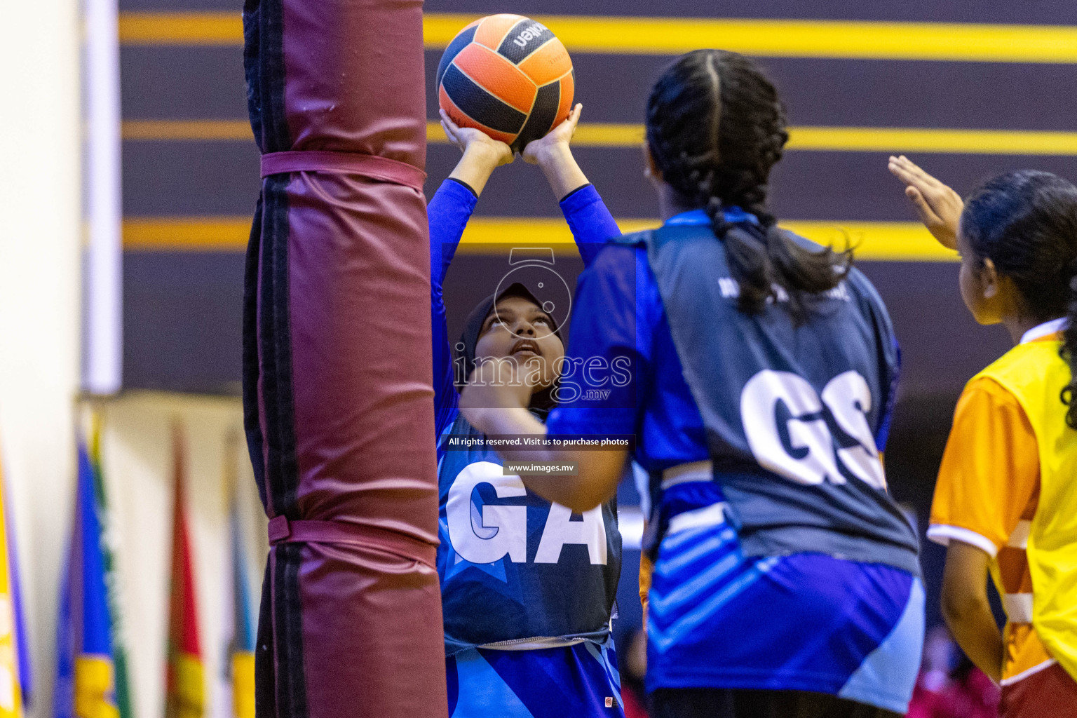 Day4 of 24th Interschool Netball Tournament 2023 was held in Social Center, Male', Maldives on 30th October 2023. Photos: Nausham Waheed / images.mv