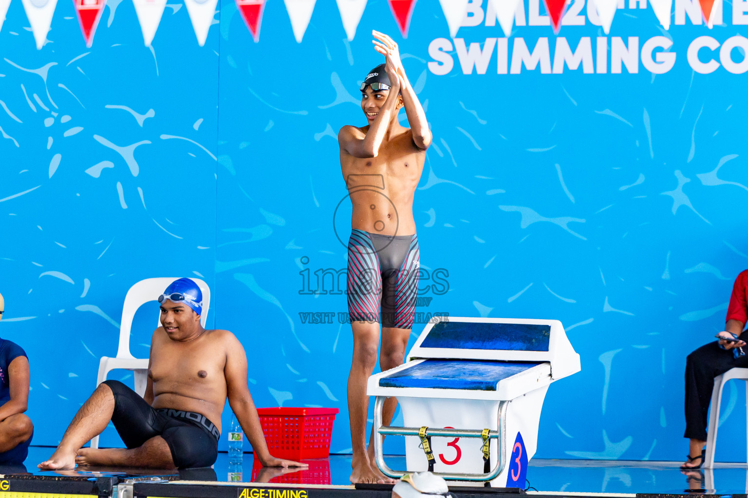 Day 6 of 20th Inter-school Swimming Competition 2024 held in Hulhumale', Maldives on Thursday, 17th October 2024. Photos: Nausham Waheed / images.mv