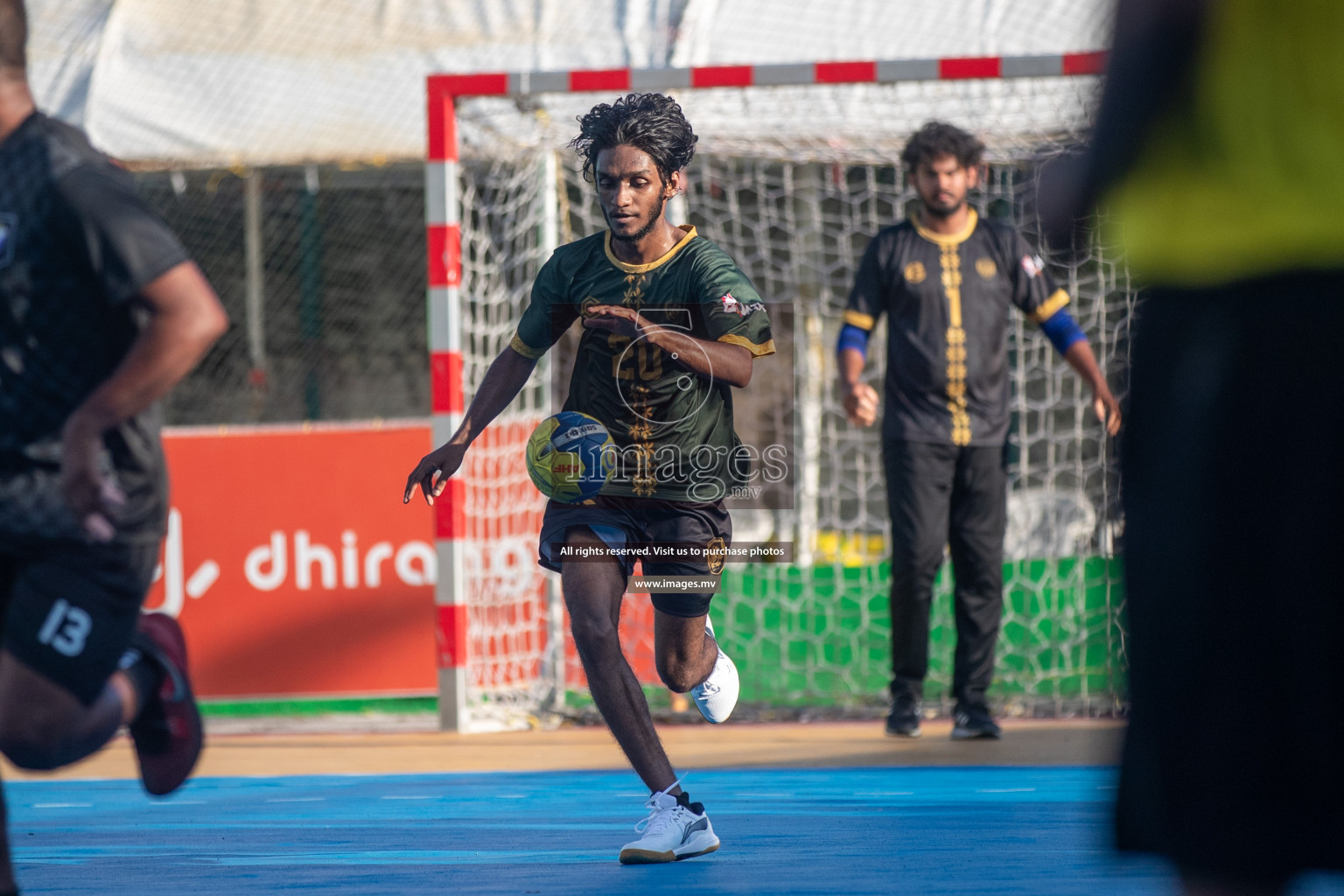 Day 5 of 6th MILO Handball Maldives Championship 2023, held in Handball ground, Male', Maldives on Friday, 24th May 2023 Photos: Shuu Abdul Sattar/ Images.mv