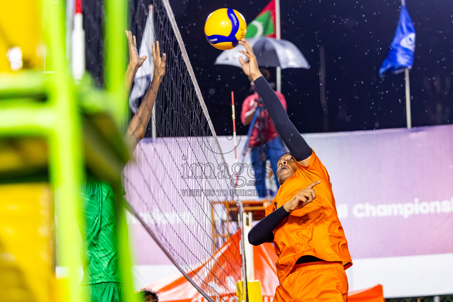 Sports Club Vision vs Sports Club Dhirun in the Bronze Match of Milo National Junior Volleyball Championship 2025 Men's Division was held on Saturday, 29th November 2025 at Ekuveni Turf Court Male', Maldives. Photos: Nausham Waheed / images.mv