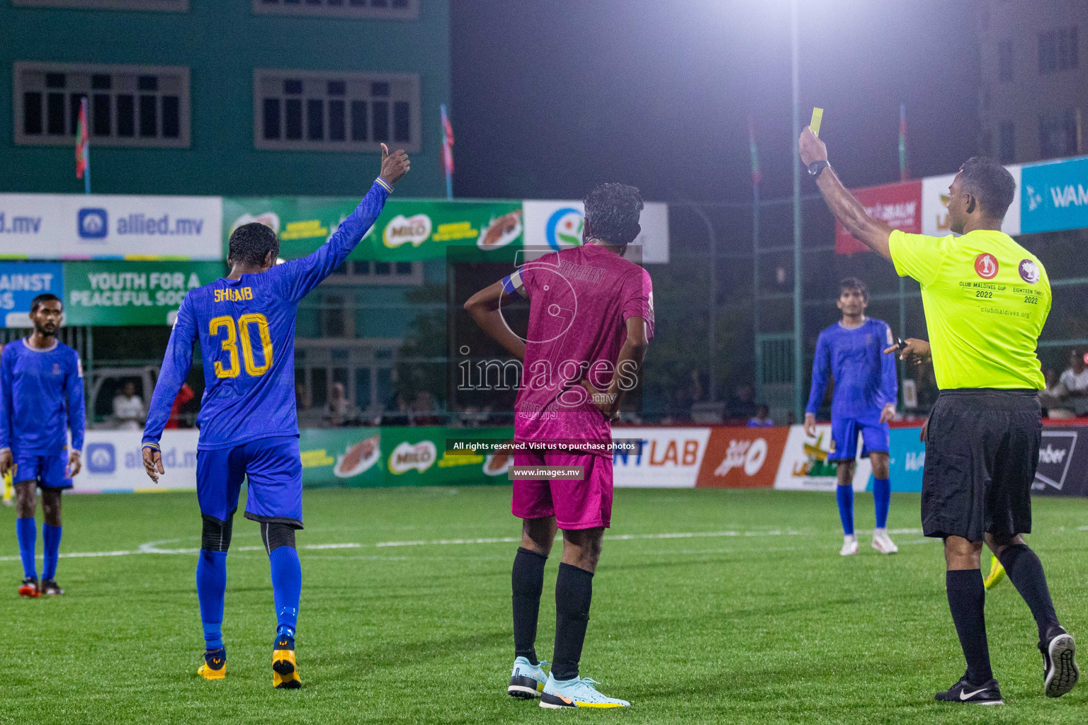 Customs RC vs Club MYS in Club Maldives Cup 2022 was held in Hulhumale', Maldives on Wednesday, 19th October 2022. Photos: Ismail Thoriq / images.mv