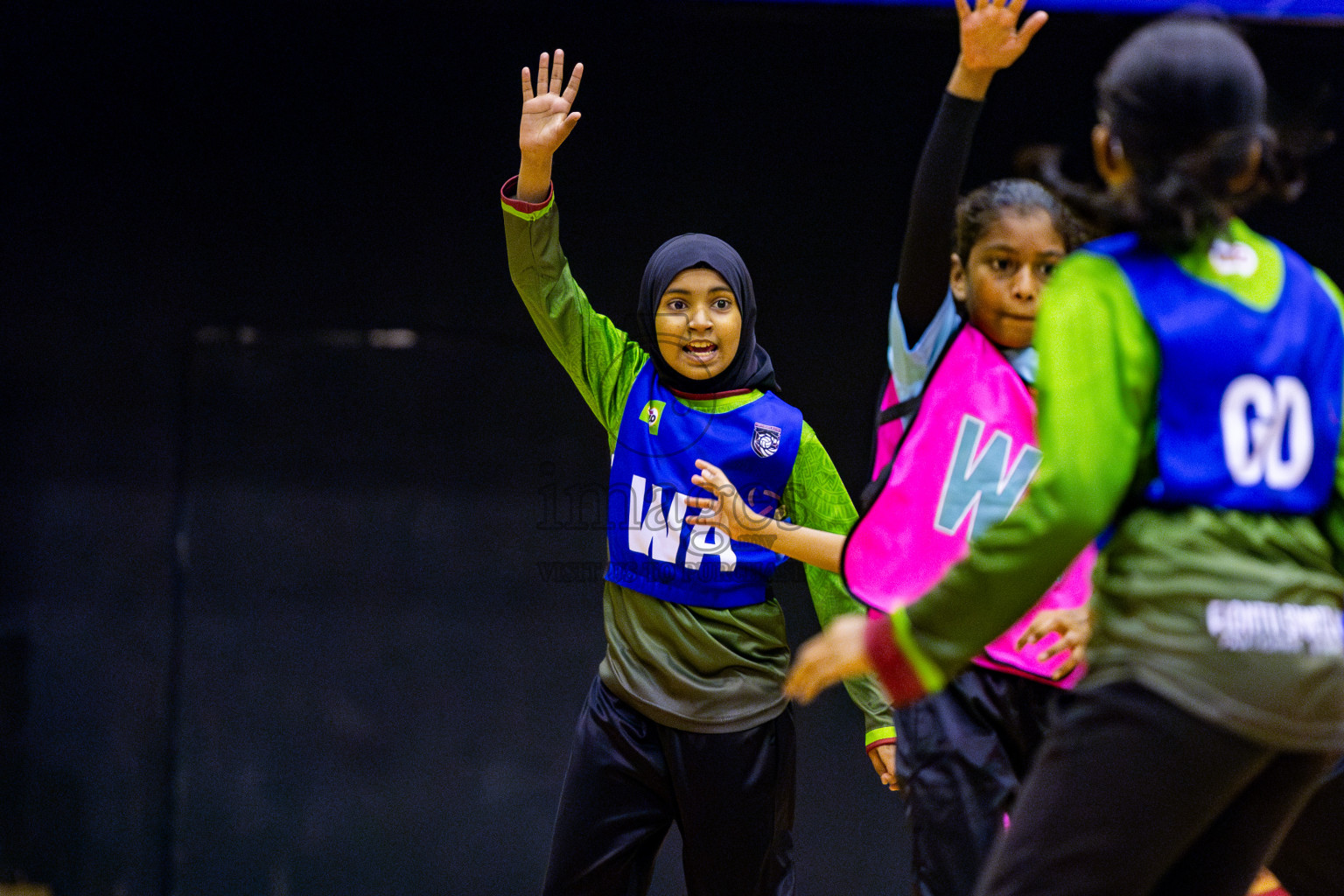 Netgen A vs Fiontti Sports Club in Day 3 of 3rd Netball Junior Championship, held at Social Center on Tuesday, 21st January 2025 . Photos: Nausham Waheed / images.mv