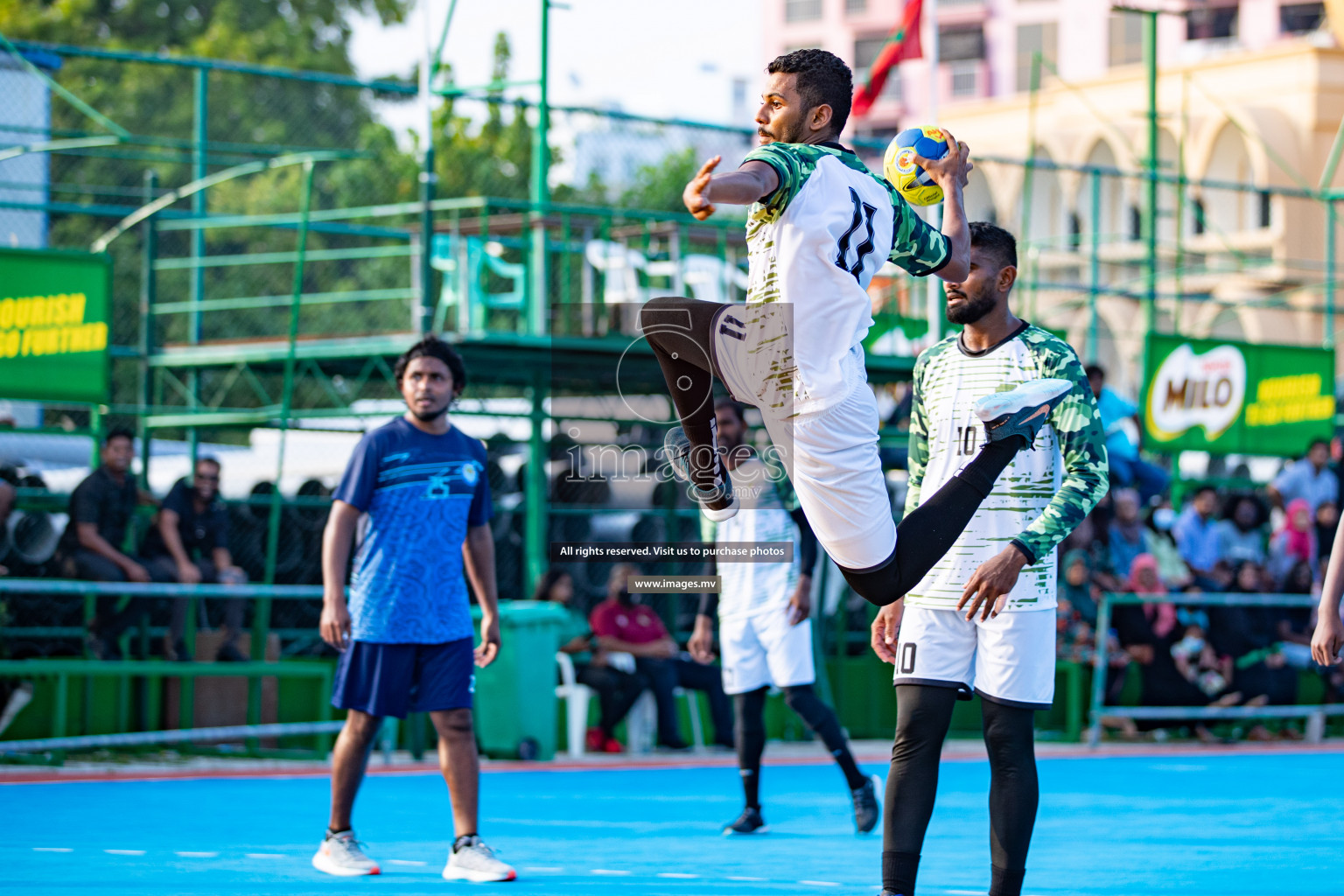 Milo 8th National Handball Tournament Day 4, 18th December 2021, at Handball Ground, Male', Maldives. Photos by Hassan Simah