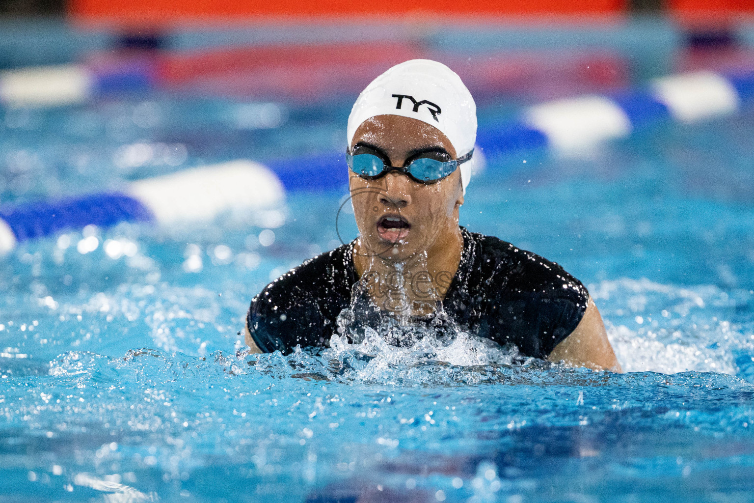 Day 4 of 20th Inter-school Swimming Competition 2024 held in Hulhumale', Maldives on Tuesday, 15th October 2024. Photos: Ismail Thoriq / images.mv