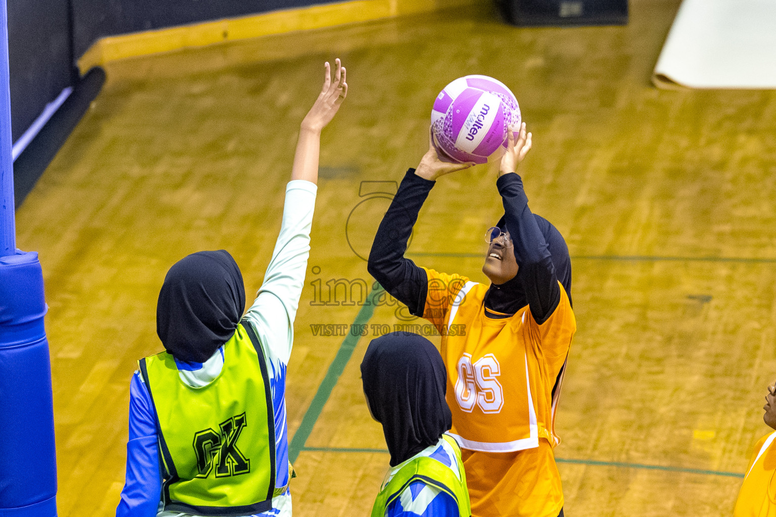 Day 8 of 24th Milo Netball Association Championship was held in Social Center at Male', Maldives on Monday, 8th September 2025. Photos: Mohamed Mahfooz Moosa / images.mv