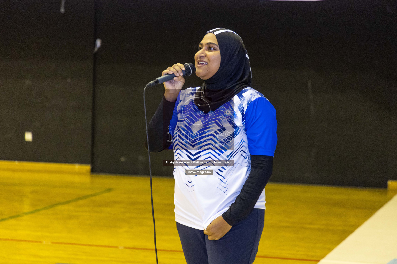 Final of 24th Interschool Netball Tournament 2023 was held in Social Center, Male', Maldives on 7th November 2023. Photos: Nausham Waheed / images.mv