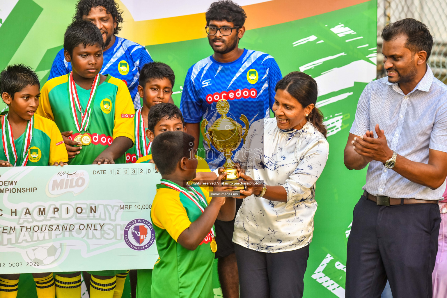 Day 2 of MILO Academy Championship 2022 held in Male' Maldives on Friday, 11th March 2021. Photos by: Nausham Waheed