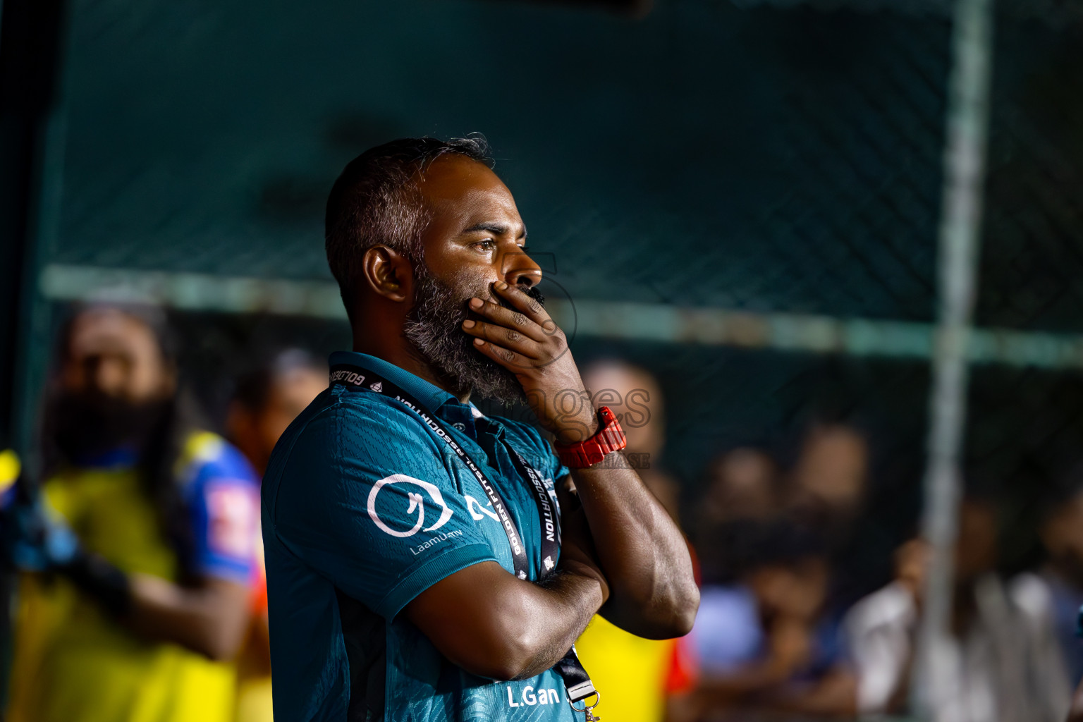 L Gan vs L Isdhoo in Laamu Atoll Finals Day 26 of Golden Futsal Challenge 2025 was held on Thursday , 30th January 2025, in Hulhumale', Maldives. Photos: Ismail Thoriq / images.mv