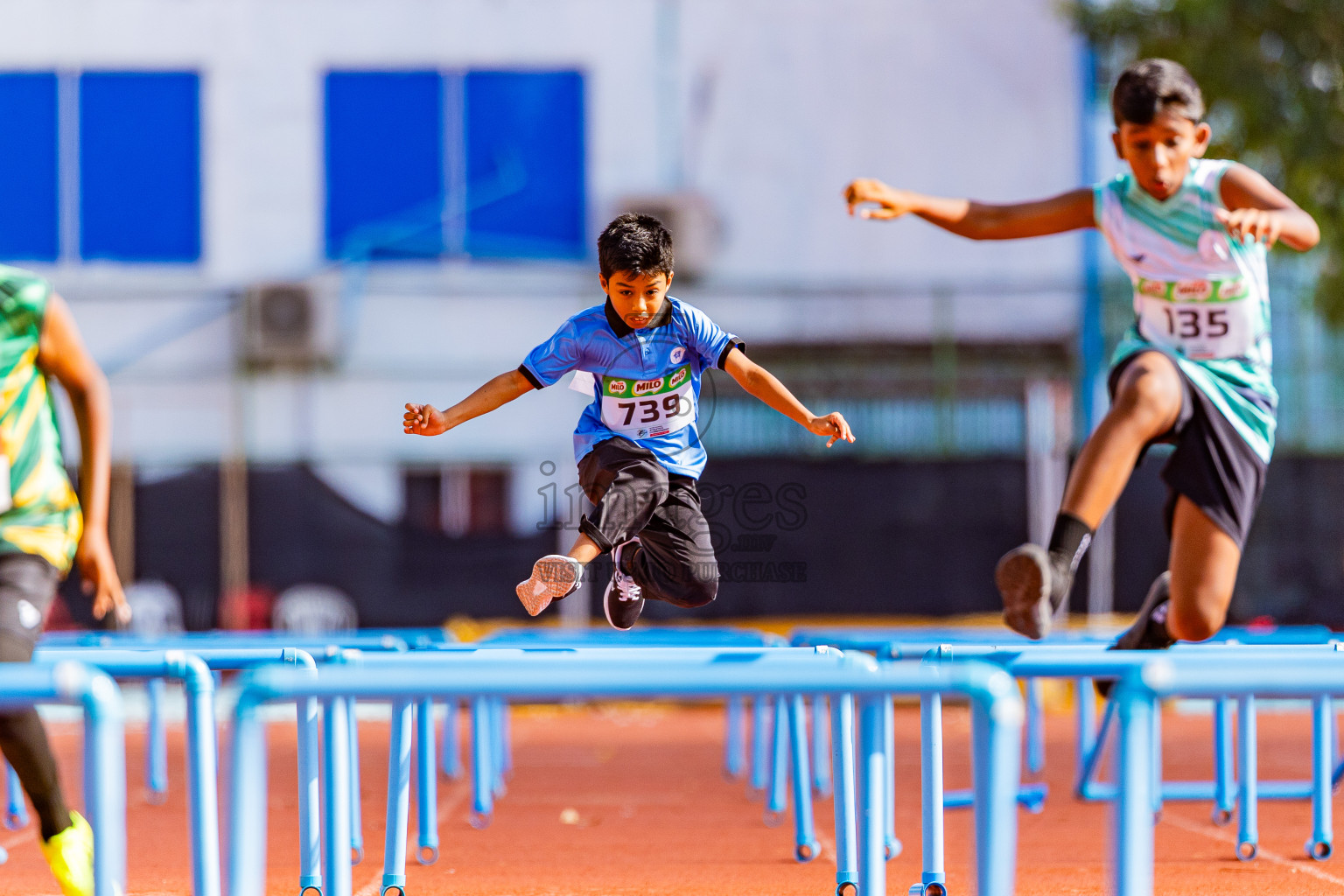 Day 2 of Inter-school Athletics Championship 2025 held in Ekuveni Synthetic Track, Male', Maldives on Tuesday, 07th October 2025. Photos by: Areef Adam / Images.mv