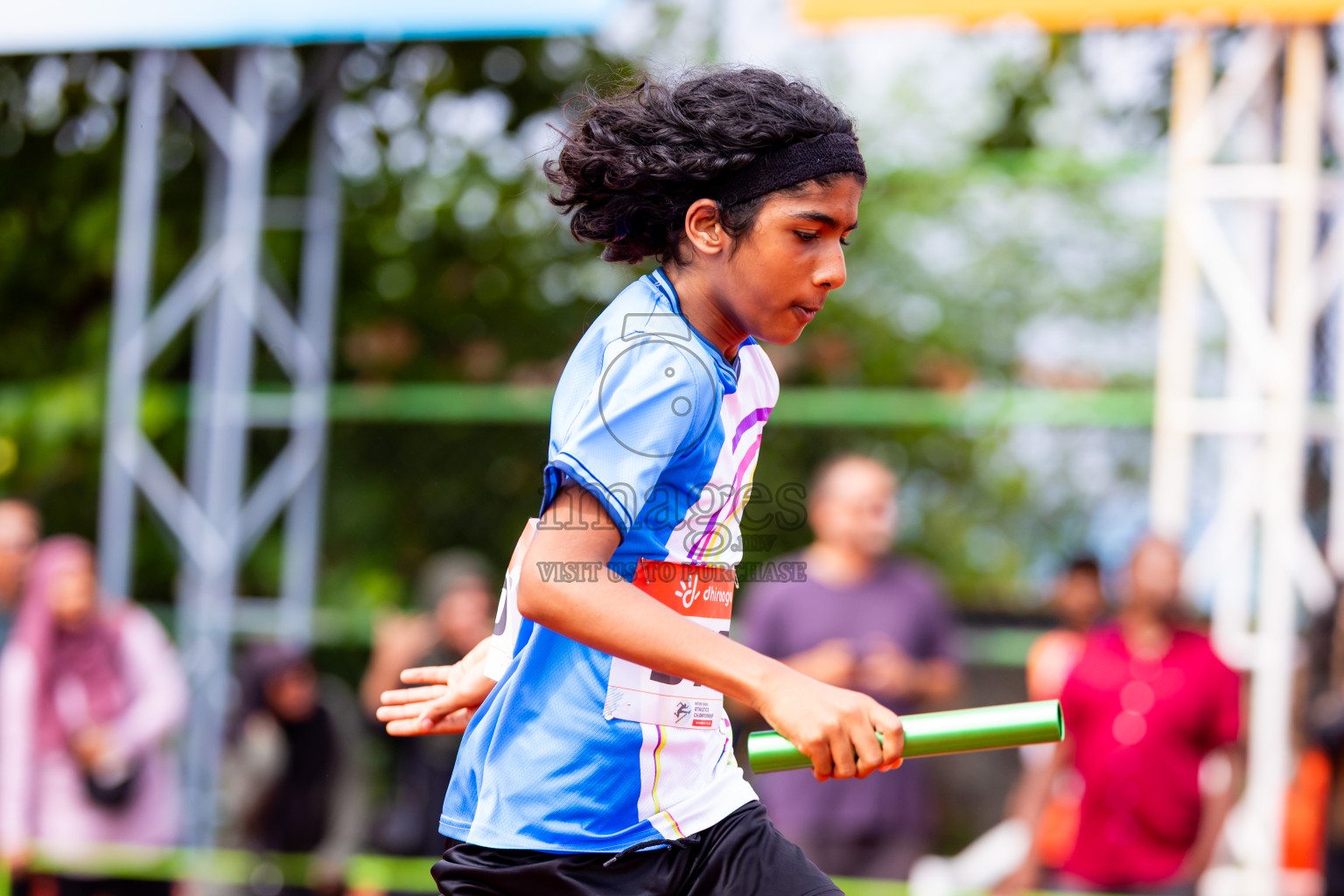 Day 6 of Inter-school Athletics Championship 2025 held in Ekuveni Synthetic Track, Male', Maldives on Sunday, 12th October 2025. Photos by: Nausham Waheed / Images.mv