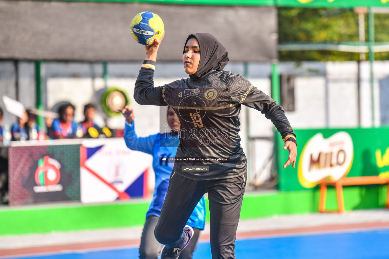 Day 9 of Milo 6th Inter Office Handball Tournament 2022 - Photos by Nausham Waheed