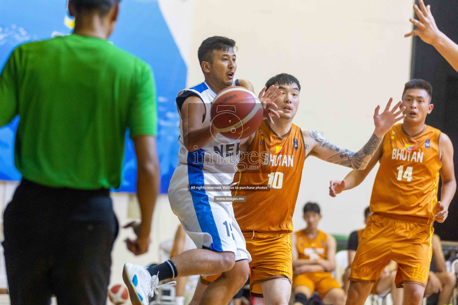 Bhutan vs Nepal in the semi final of Five Nation Championship 2023 was held in Social Center, Male', Maldives on Tuesday, 20th June 2023. Photos: Ismail Thoriq / images.mv