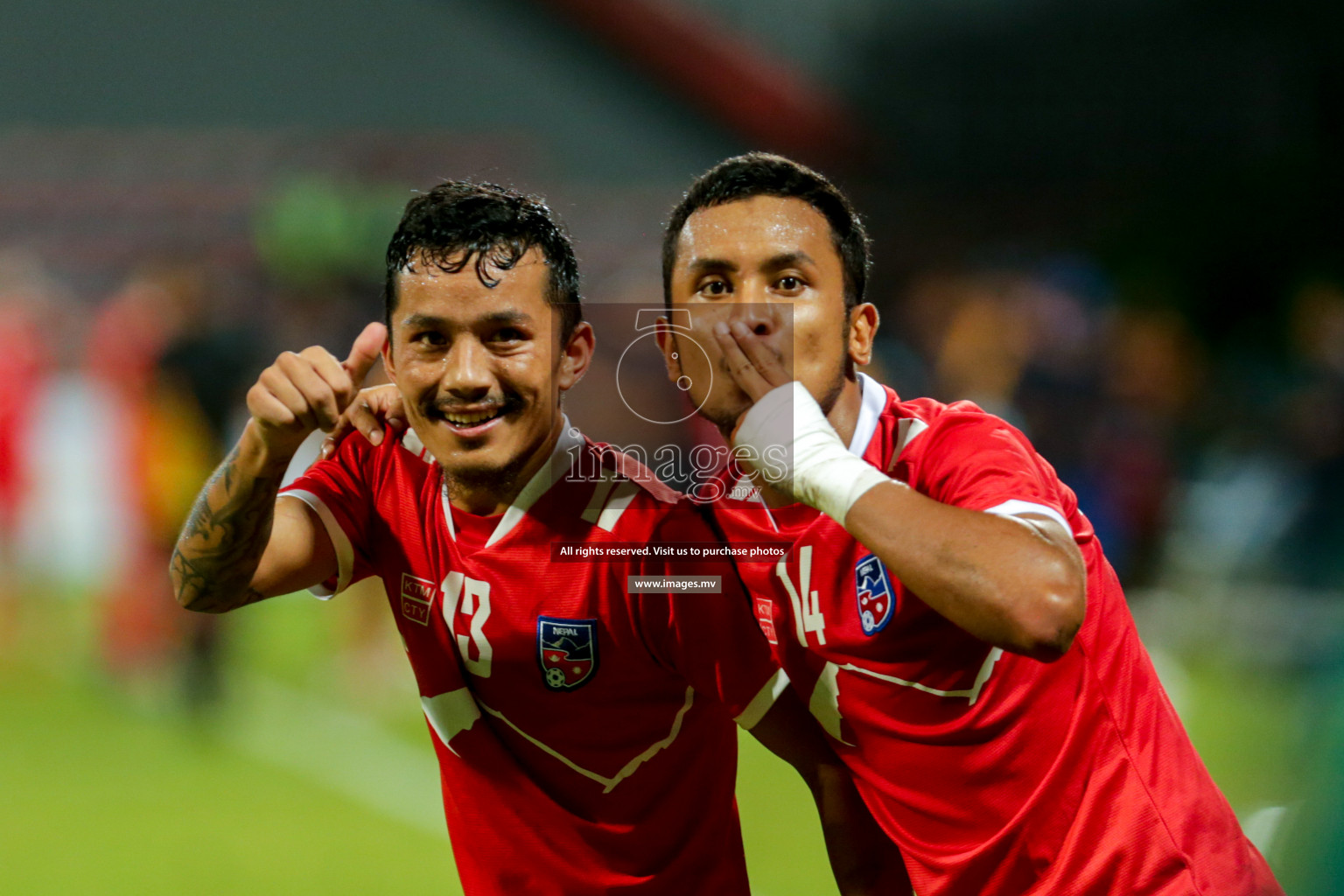 Nepal vs Sri Lanka in SAFF Championship 2021 held on 4th October 2021 in Galolhu National Stadium, Male', Maldives