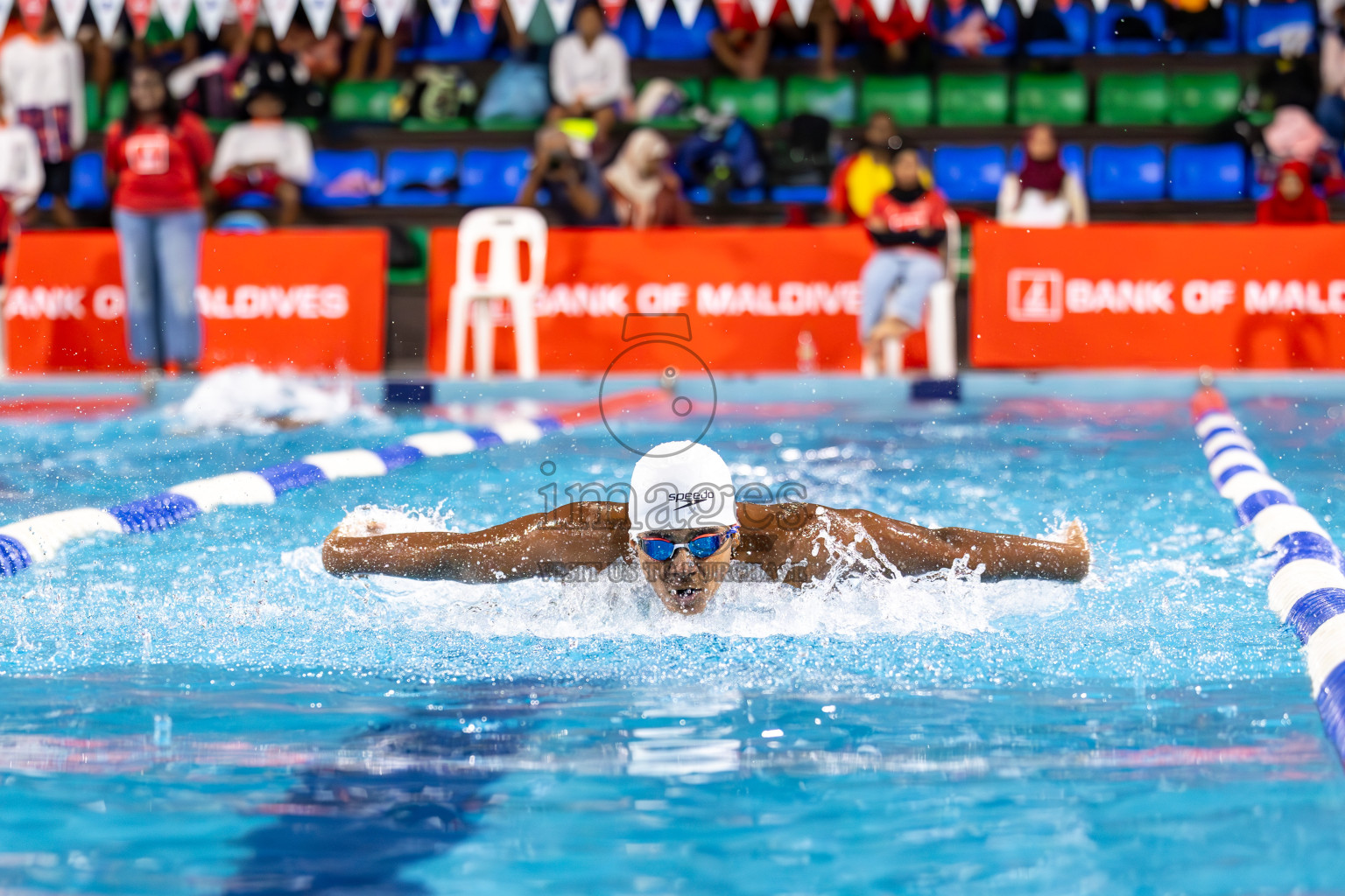 Day 2 of 20th BML Inter-school Swimming Competition 2024 held in Hulhumale', Maldives on Sunday, 13th October 2024. Photos: Ismail Thoriq / images.mv