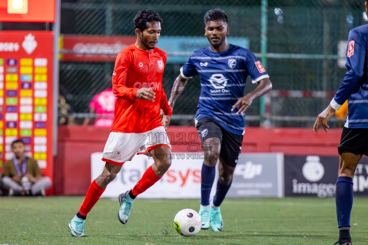 K Gaafaru vs B Eydhafushi in Zone 3 Final on Day 38 of Golden Futsal Challenge 2024 which was held on Friday, 23rd February 2024, in Hulhumale', Maldives Photos: Ismail Thoriq / images.mv