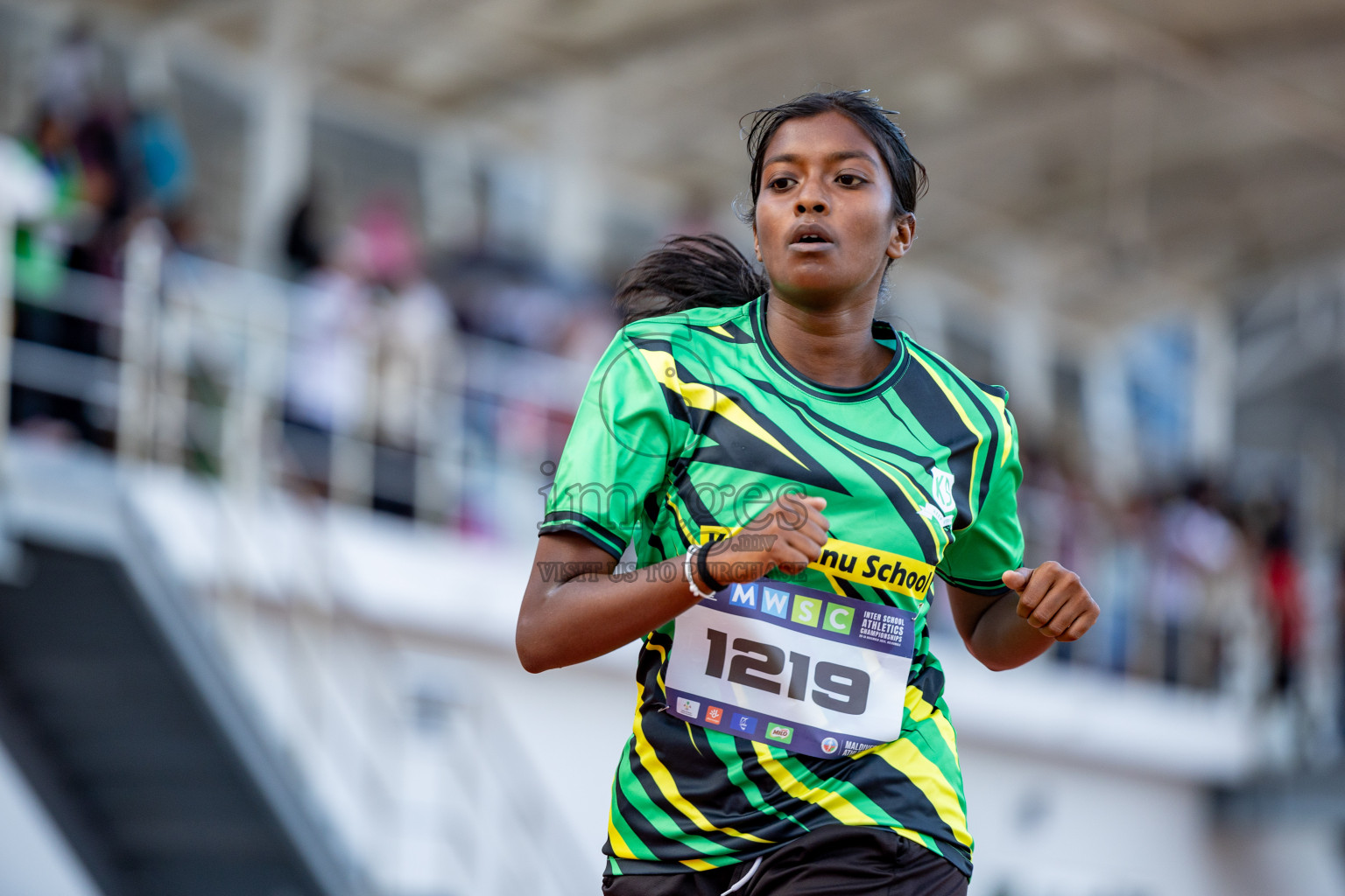 Day 2 of MWSC Interschool Athletics Championships 2024 held in Hulhumale Running Track, Hulhumale, Maldives on Sunday, 10th November 2024. 
Photos by: Hassan Simah / Images.mv