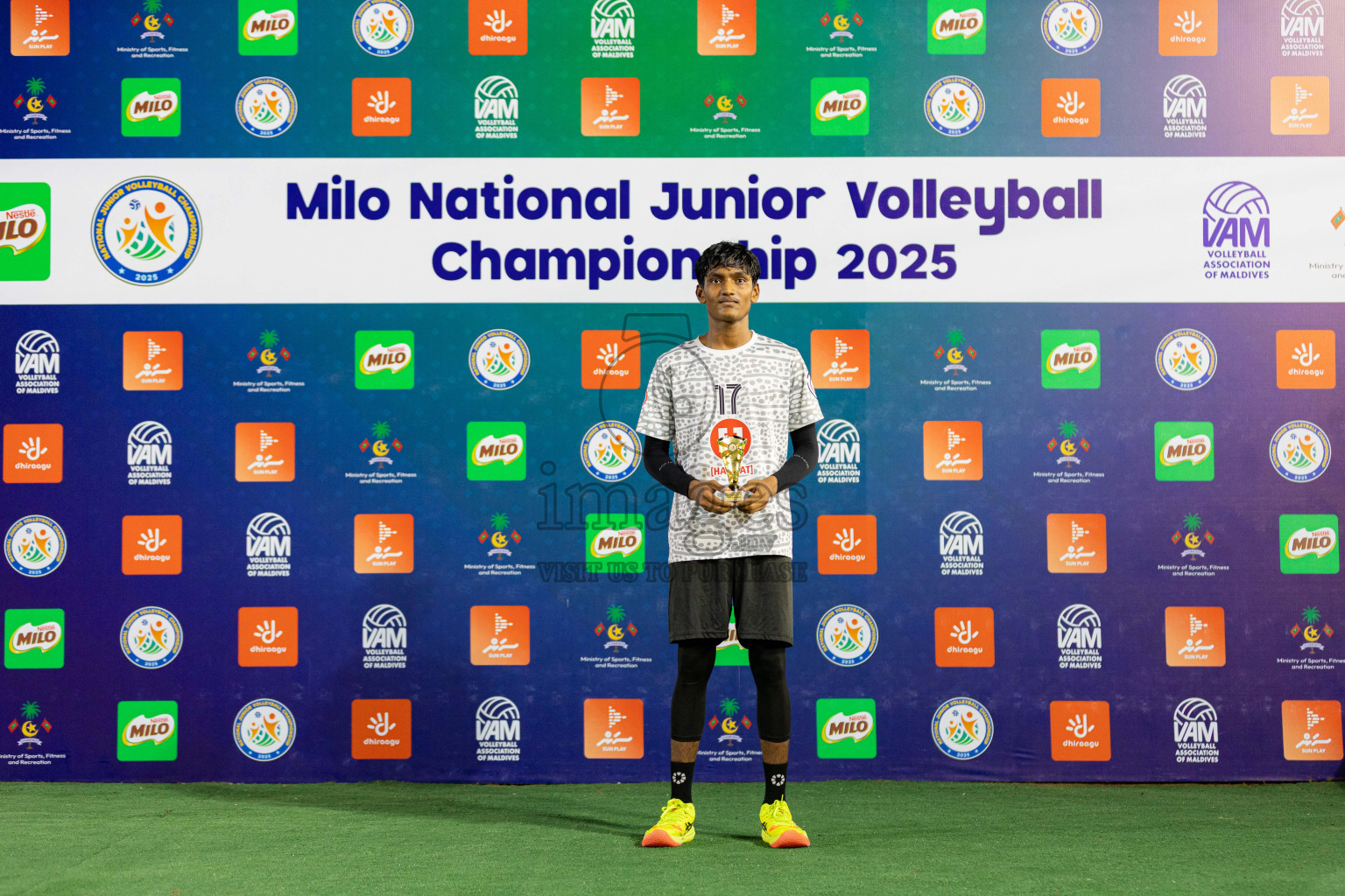 Semi Finals of Milo National Junior Volleyball Championship 2025 Day 5 was held on Thursday, 27th November 2025 at Ekuveni Turf Court Male', Maldives. Photos: Areef Adam / images.mv